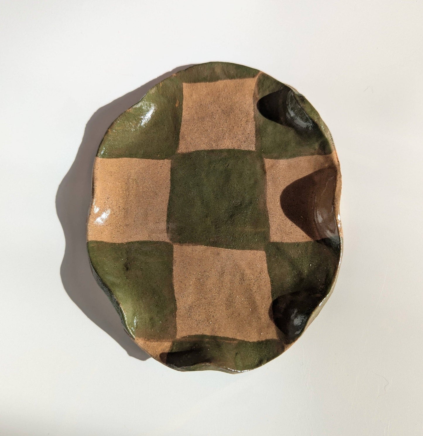 Checked Wavy Spoon Rest by Rosie Gore